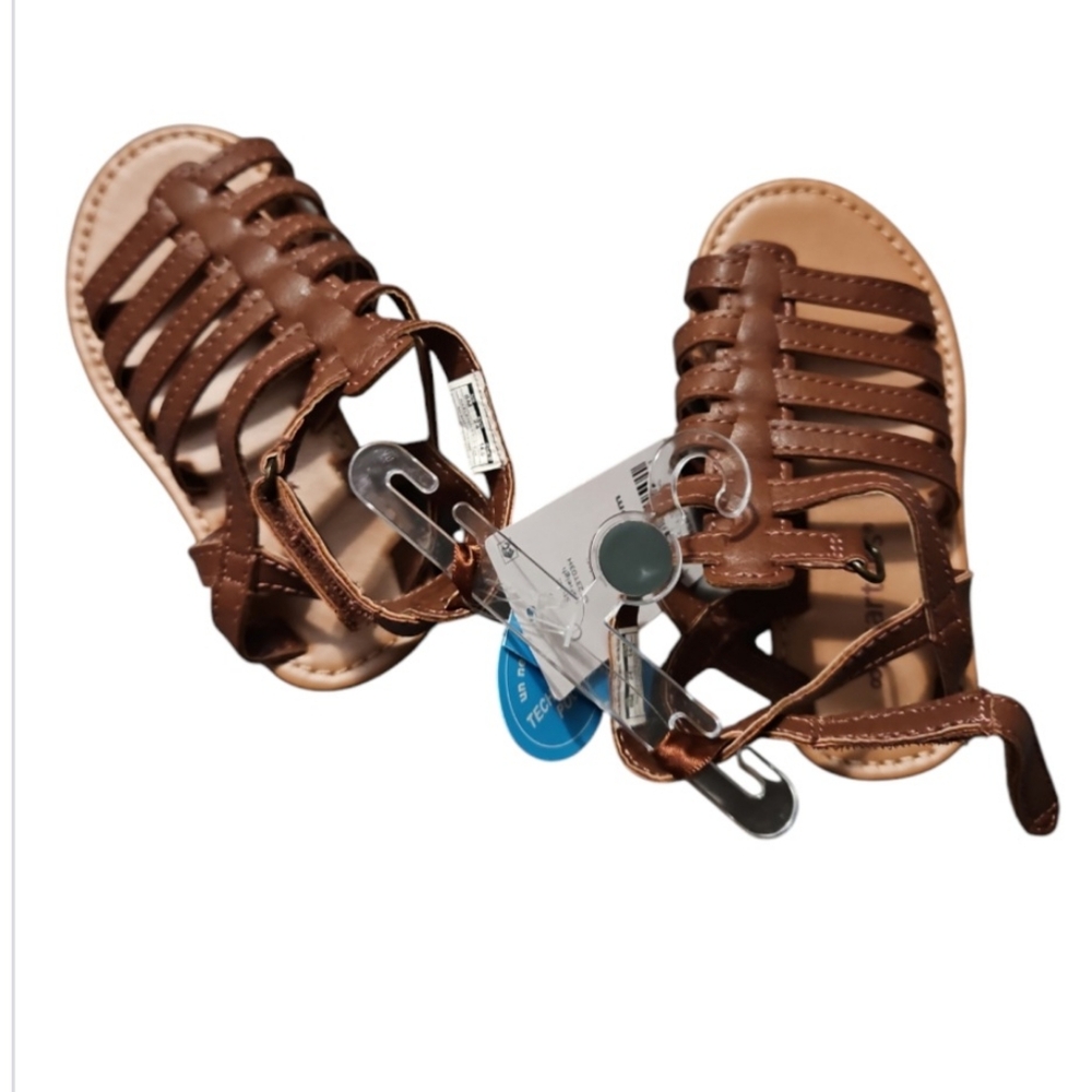 Carters brown toddler sandal size 8